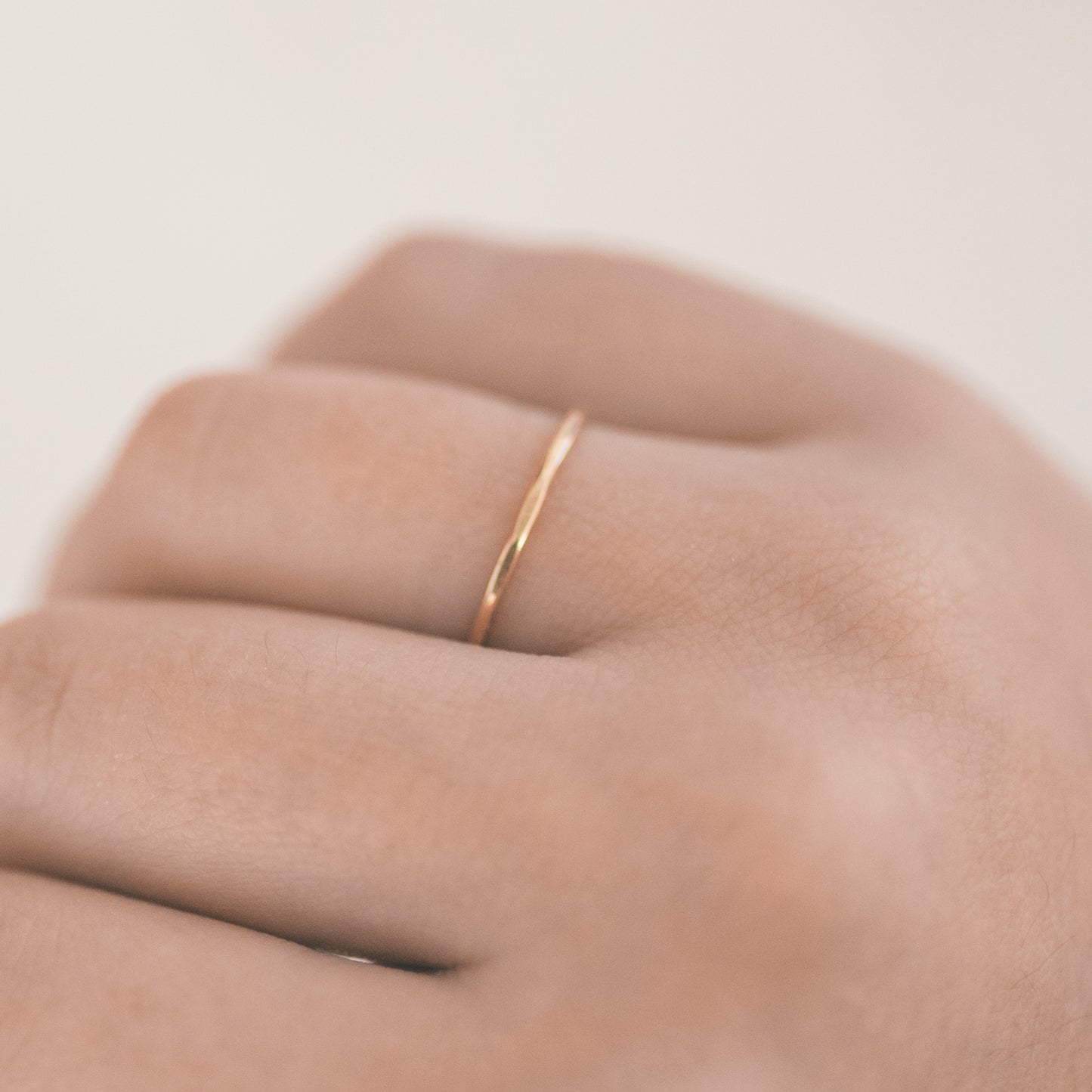 Thin 14k Rose or Yellow Gold Ring – LE Jewelry Designs